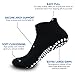 Yoga Socks for Women Barre Socks - Non skid non slip Sticky Grip Socks for Pilates Men Elderly Hospital 2 Pairs
