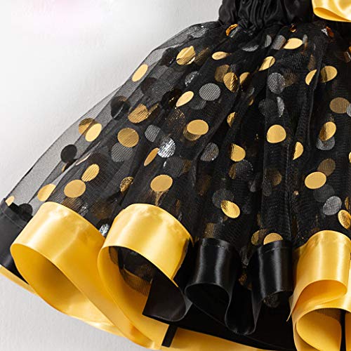 image for MIS1950s Kids Girls Dot Print Skirts Toddler Baby Tutu Party Dance Bal