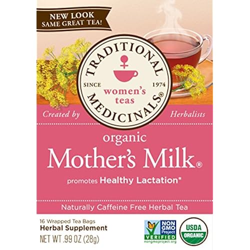 Traditional Medicinals Organic Mothers Milk Tea, 16 Tea Bags (Pack of 6) Grocery & Gourmet Food, Beverages, Coffee, Tea & Cocoa, Tea, Tea Samplers
