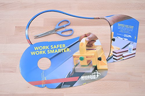 MICROJIG GRR-RIPPER MDC-17 Micro Jig Magnetic Dust Cover For Steel Table Saws, Blue - Thumbnail 5