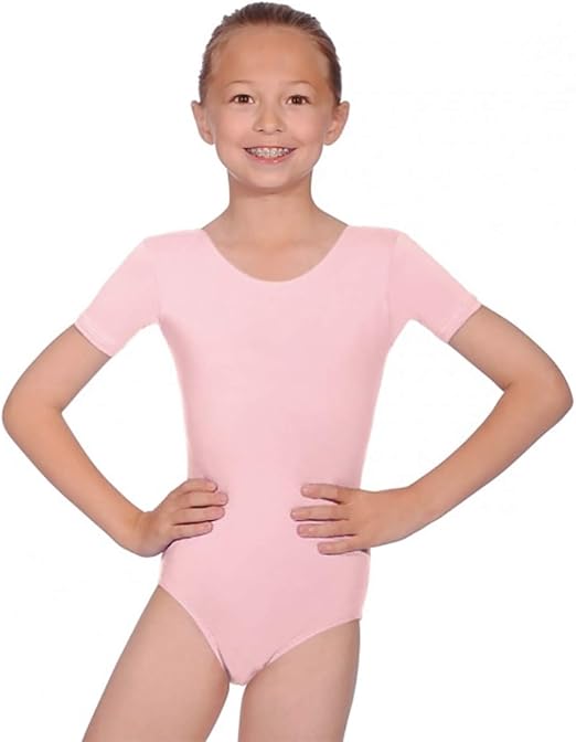 new girls ballet leotard pink age 78 years Amazon.co.uk Clothing