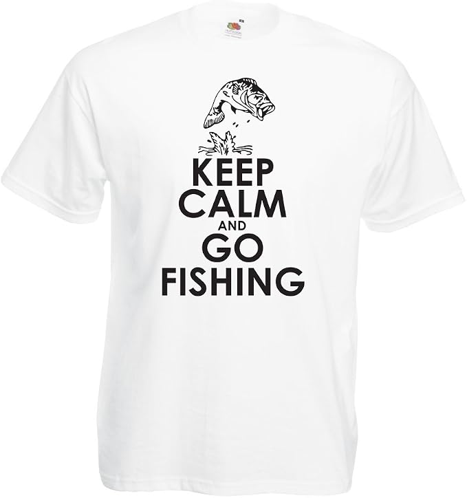 T-shirt Homme Pêche Slogan Drôle Fruit Of The Loom - Neuf Sans étiquettes