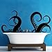 Giant Octopus Tentacles Wall Decal Sticker - Black, 27