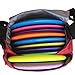 Kestrel Disc Golf Bag | Fits 12 Discs + Bottle | For Beginner and Advanced Disc Golf Players | Extremely Durable Canvas | Disc Golf Bag Set | Frisbee Golf Bag (Red)