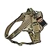EXCELLENT ELITE SPANKER Tactical Dog Harness Military Training Patrol K9 Service Dog Vest Adjustable Working Dog Vest with Handle(Multicam-L)
