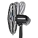 Best Choice Products 16in Adjustable Oscillating Standing Pedestal Fan w/ 7.5 Hour Timer, Double Blades, Remote Control, 3 Fan Modes, Front/Back Tilt, Black