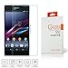 Nacodex 9H Premium Real Tempered Glass Screen Protector Film for Sony Xperia Z1 Compact / Z1 Mini, Hd Ballistic Glass Screen Protector - Protect Your Screen from Scratches