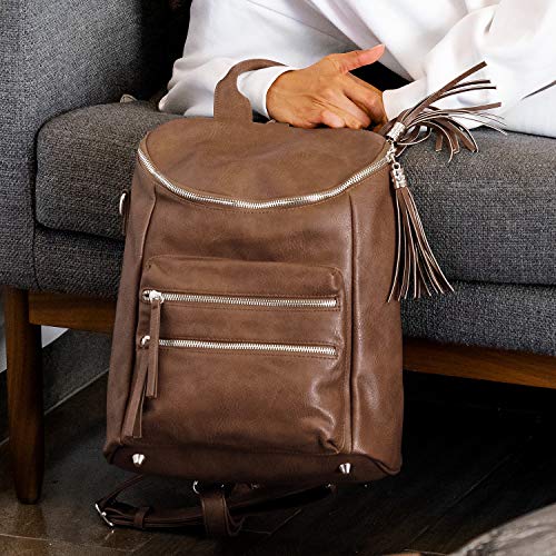 mms vegan leather backpack