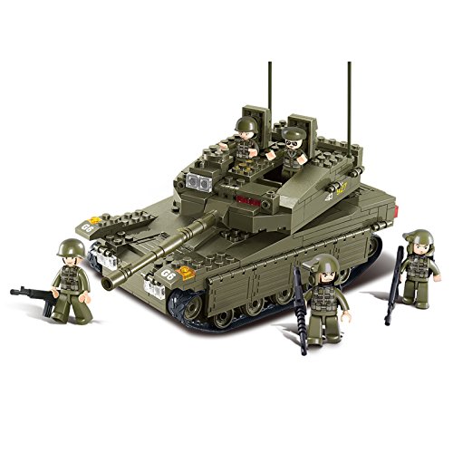 Sluban Merkava Tank 343 Pieces Building Blocks Set
