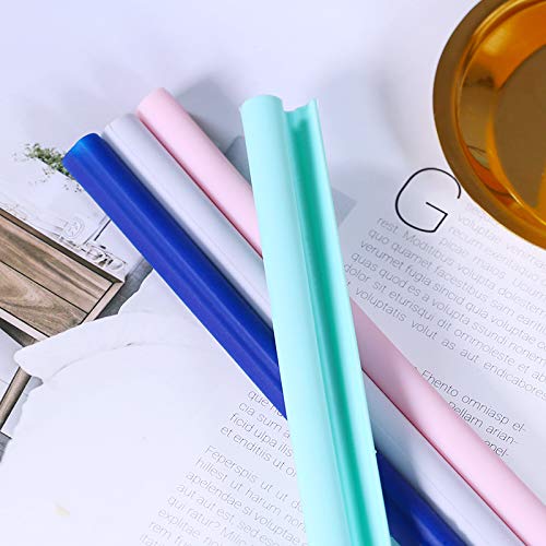 Reusable Silicone Straws,Openable Silicone Straw,Easy to clean Reusable