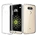 LG G5 Case, TOTU [Crystal Clear] Transparent Back Panel + TPU Grip Bumper [Scratch Resistant] Shock Absorbing Corner Protection Thin Lightweight Protective Case Accessories Cover for LG G5 Warranty