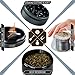 Giyotin 4 Piece Spice Herb Grinder with Pollen catchers includes Travel bag. 2.2
