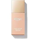 ICONIC LONDON Super Smoother Blurring Skin Tint | Light to Medium Coverage, Hydrating, Ultra-Lightweight Tinted Moisturizer, Cruelty-Free, Vegan Makeup