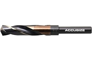 Accusize Industrial Tools 3/4" ANSI M35(H.S.S.+5% Cobalt) 1/2" Shank S&D Drill, 135° Split Point, 0412-0034