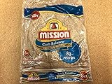 Mission Carb Balance Large/Burrito Whole Wheat Tortillas 8 per package (Pack of 6)