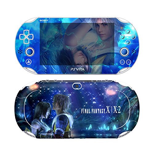 Premium Skin Decals Stickers For PlayStation VITA Slim 2nd Generation PCH-2000 Series Consoles Korea Made - POP SKIN Final Fantasy X | X-2 #02 + Free Gift Screen Protector Film + Wallpaper Screen Image