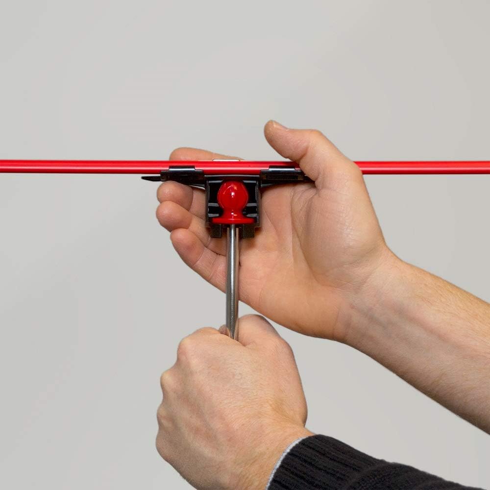 ZipWall MS4 Dust Barrier MagStrip Fastener (Pack of 4), Red - Image 3