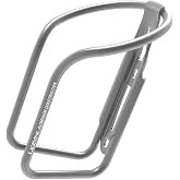 LEZYNE Power Cage Bike Water Bottle Holder | Hollow Tube Design, Secure Wrap-Around Retention, Large Easy-Access Opening &amp; Welded Base Construction, Silver
