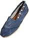 Farasion - Ladies Canvas Slip-On Loafer, Blue 33677-7.5B(M)US
