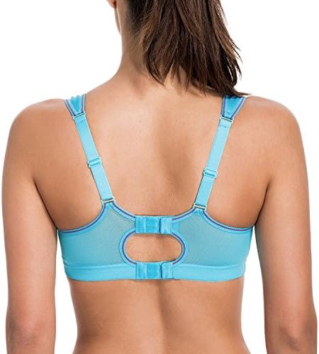 Hihihappy Fashion Women's Full-Support Racerback Pro High Impact Sports Bra Lilac32F