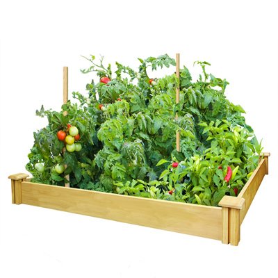 Greenes Fence CO RCMG4S4B 4x4x5.5 Raised Gdn Kit Garden