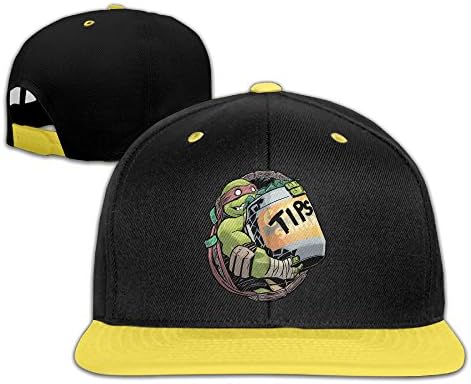 PGiG Kid's Teenage Mutant Ninja Turtles Adjustable Snapback Hip Hop Baseball Hats Caps