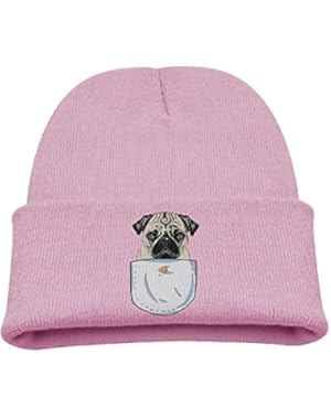 Pugs Boys Warm Hat Lovely Cotton Cap Beanies