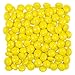 Artisan Supply Yellow Glass Gems 1 Lbs. — Fills 1 1/4 Cups Vol. —Non-Toxic Lead Free Vase Filler, Table Scatter, Aquarium Fillers — Beautiful, Smooth, Fun, Vibrant Colors Crafted in The USA
