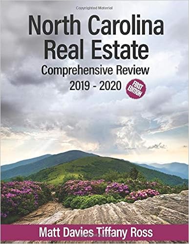 North Carolina Real Estate Comprehensive Review 2019 2020 Davies Matt Ross Tiffany 9781733799614 Amazon Com Books