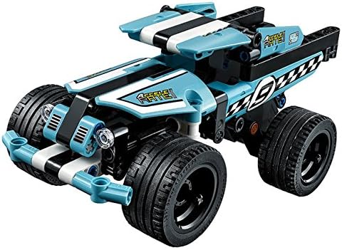 Akrobo Stunt Truck Racer King Block Set with Pull Back Technic