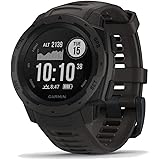 Garmin 010-N2064-00 Instinct, Rugged Outdoor Watch with GPS, Features GLONASS and Galileo, Heart Rate Monitoring and 3-axis C