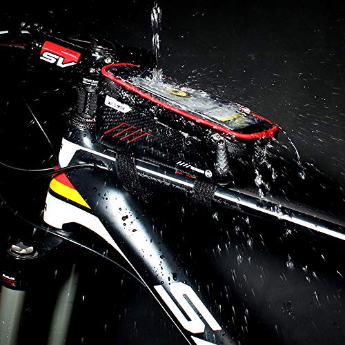 image for JOSPOWER Bicycle Bag Bike Frame Bag Top Tube Phone Bags Sensitive Touc