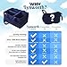 Diaper Caddy, Nursery Organizer: Best Navy Blue Portable Washable Diaper Caddy Organizer with Large Storage Space. Free Changing Pad (Navy, Large)