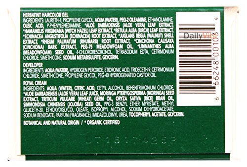 Herbatint Permanent Herbal Hair Color Gel, Chestnut, 4N, 2 pk