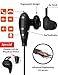 HONGYU Sweatproof Bluetooth Wireless Headphones with Stereo Sport Microphone Handsfree for iPhone iPod Android Smart phones and Bluetooth Devices(Black)