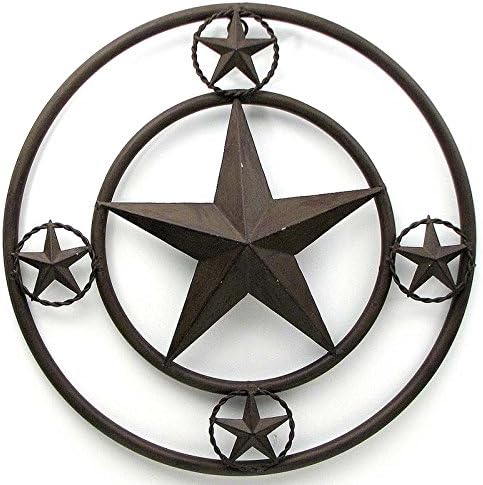 SkuBros 16" Brown Star With Stars On Edge