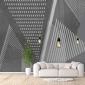 Wall Murals for Bedroom Abstract Geometric Theme Removable Wallpaper Peel and Stick Wall Stickers - 66x96 inches