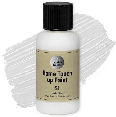 The Scratch Doctor Wall Ceiling Touch Up Paint White Satin 80ml Repair