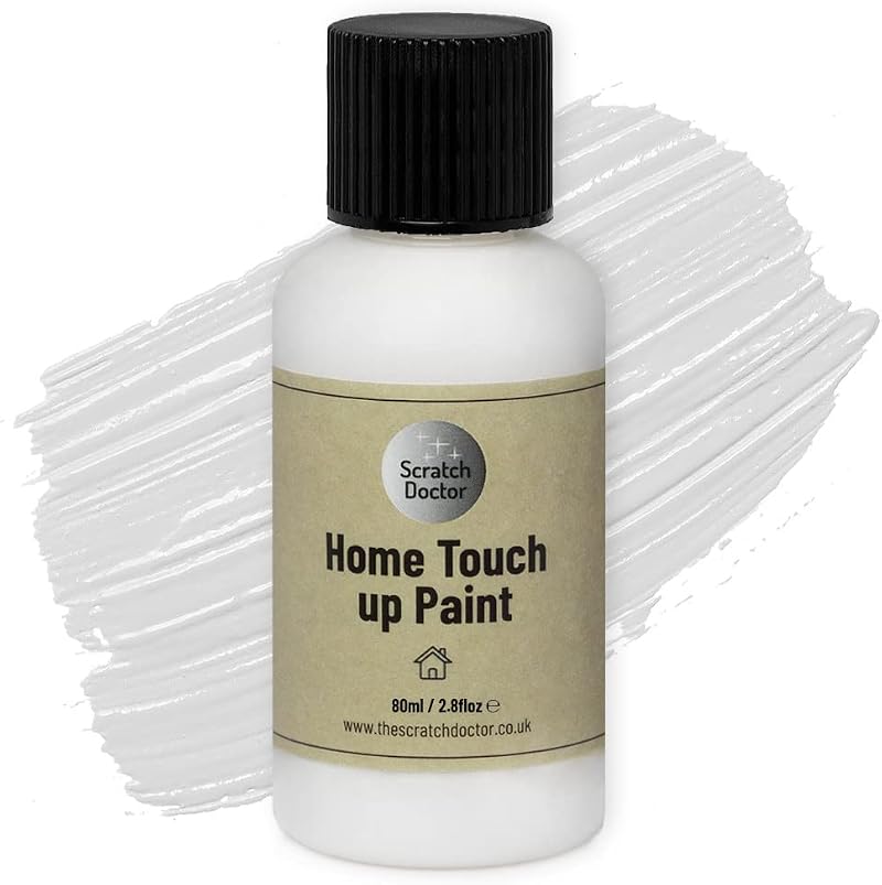 The Scratch Doctor Wall Ceiling Touch Up Paint White Satin 80ml Repair