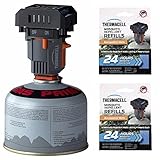 Thermacell MR-BP Backpacker Mosquito Repeller with two 24-Hour M-24 Mat Refills