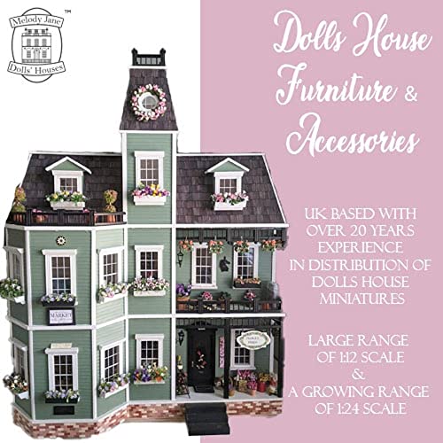 Melody Jane Dolls Houses Dollhouse Old Rope Ladder Miniature Wooden Garden Tree House Accessory 1:12