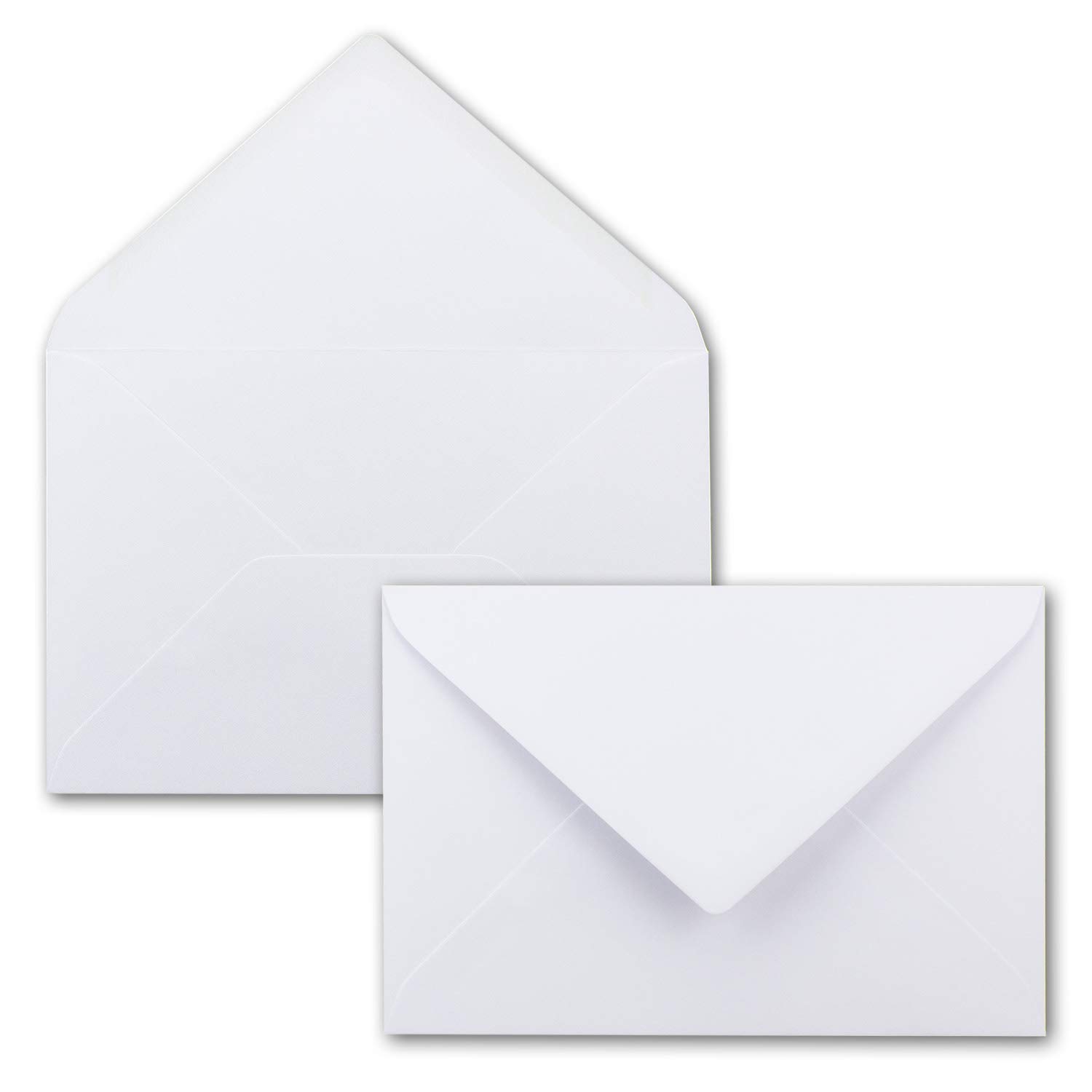 Envelopes B6 DIN – White Lace Valve/180 x 125 mm/120 g/m²/Nassklebung without Window 50 Umschläge white