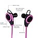 Wireless Bluetooth Headphone For Smart Phone 4.0Noise Cancelling Earphones Sport Running Headset With Microphone  (Pink)