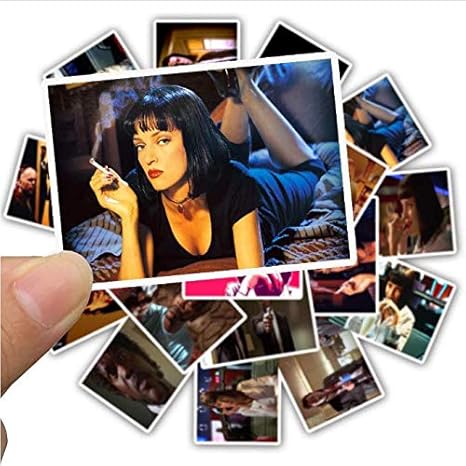 25 Piezas clásica película Pulp Fiction Pegatina Guitarra Maleta ...