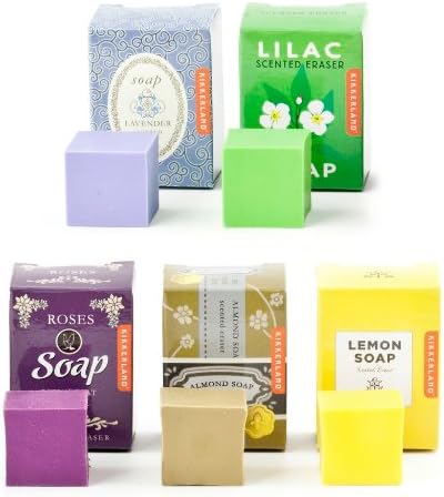 Kikkerland Soap Scented Erasers, Set of 5
