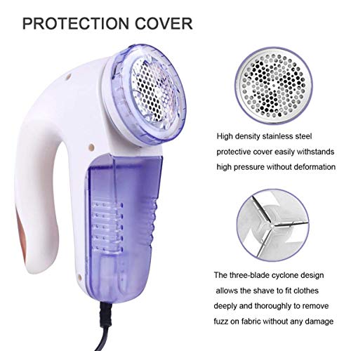 Fannyc Lint Remover Clothes Fuzz Fabric Shaver Suit for US Standard Fabric Sweater Defuzzer Fabric Clothes