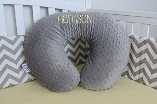 Minky Nursing Pillow Cover - Minky Feeding Pillow Cover, Infant Nursing Pillow Cover - Many colors - Pink, Blue, Purple, Yellow, Brown, Black, Red, Gray, Green boppy cover