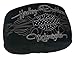 Harley-Davidson Women's Studded Rhinestone B&S Signature Headband, Black HP21530