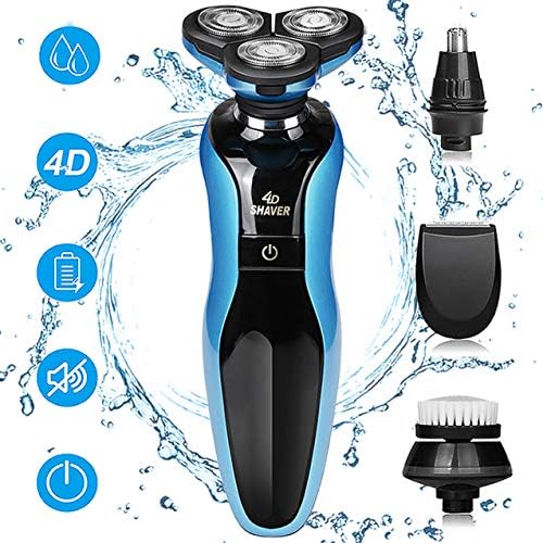 DAMONING Electric Shaver, 4D Rechargeable IPX7 Waterproof 4 in 1 Men's