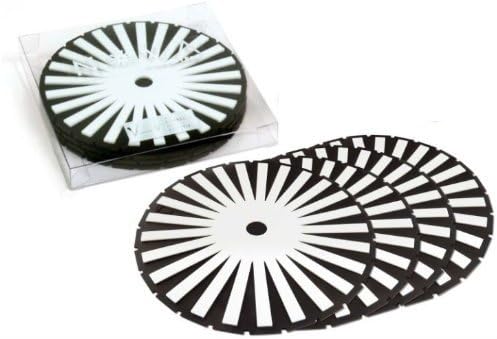 Silicone Solutions 8-Piece Set Nova Silicone Good Grip Drink Coasters (WHITE)